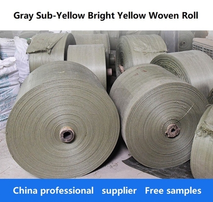 Gray Sub Bright Yellow Woven-Broodje 100% Maagdelijke pp Tubulaire 1200D