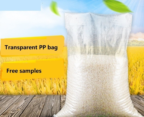 Lege Transparante pp Mesh Netting Bags Polypropylene Woven Logo Printing